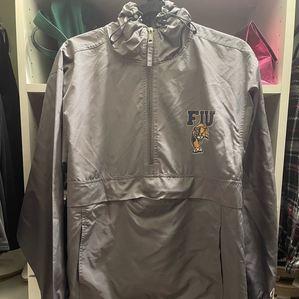 Champion Gray Windbreaker Jacket